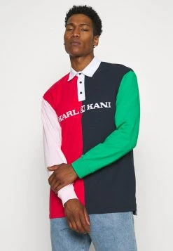 Karl Kani UNISEX RETRO BLOCK RUGBY SHIRT UNISEX - Poloshirt - Navy