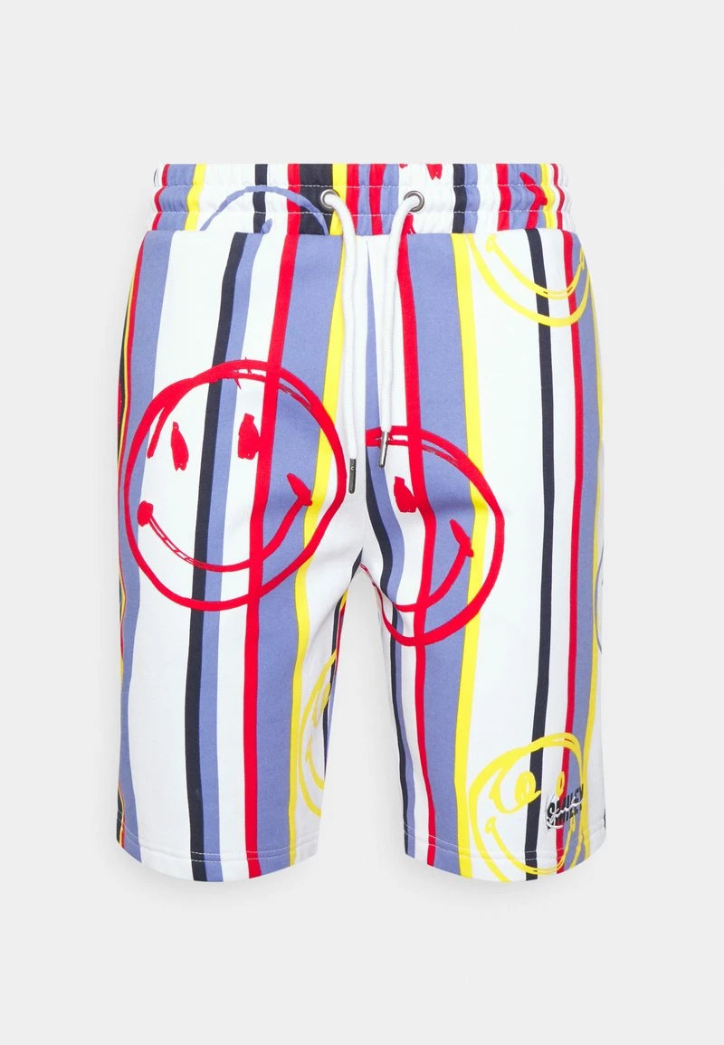 KARL KANI X SMILEY® SIGNATURE STRIPE UNISEX - Shorts - multicolor KARL KANI X SMILEY® SIGNATURE STRIPE UNISEX - Shorts - Multicolor -Outlet KARL KANI Store f6cc45658f2a4b109126569bd75f1a4e