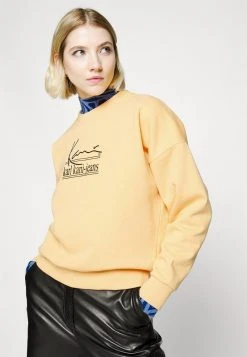 Karl Kani SIGNATURE CREW - Sweatshirt - Orange, Damen -Outlet KARL KANI Store f8fb84d00b3349f2b9455d440545dc37