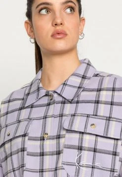Karl Kani CHEST SIGNATURE SHORT CHECK - Leichte Jacke - Purple, Damen 6 Karl Kani CHEST SIGNATURE SHORT CHECK - Leichte Jacke - Purple, Damen -Outlet KARL KANI Store f9139ad7e99341d48d230b56ff786f5e