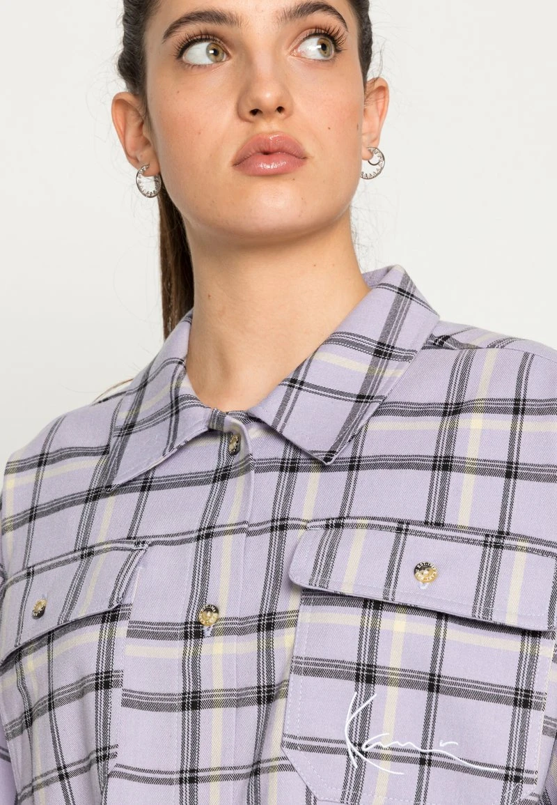 CHEST SIGNATURE SHORT CHECK - Leichte Jacke - purple Karl Kani CHEST SIGNATURE SHORT CHECK - Leichte Jacke - Purple, Damen -Outlet KARL KANI Store f9139ad7e99341d48d230b56ff786f5e