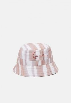 Karl Kani SIGNTAURE TIE DYE STRIPE BUCKET UNISEX - Hut - Light Sand