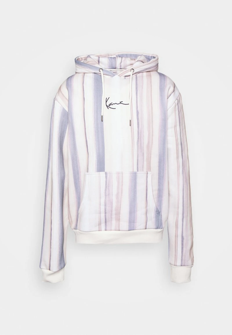 Karl Kani SMALL SIGNATURE TIE DYE STRIPE HOODIE UNISEX - Kapuzenpullover - Cream 3 Karl Kani SMALL SIGNATURE TIE DYE STRIPE HOODIE UNISEX - Kapuzenpullover - Cream