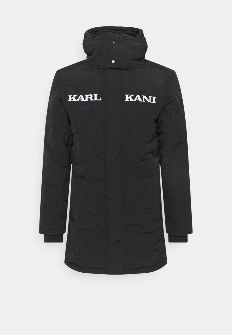 LONG JACKET UNISEX - Übergangsjacke - black Karl Kani LONG JACKET UNISEX - Übergangsjacke - Black -Outlet KARL KANI Store faed4246cec647c19da3831cc2fe90cc