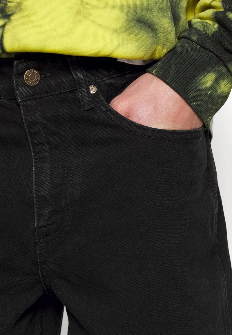 Karl Kani RETRO SLIT PANTS - Jeans Straight Leg - Black, Herren 7 Karl Kani RETRO SLIT PANTS - Jeans Straight Leg - Black, Herren – Bild 5