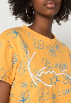 Karl Kani SIGNATURE FLOWER TEE LIGHT - T-Shirt Print - Light Orange, Damen 6 Karl Kani SIGNATURE FLOWER TEE LIGHT - T-Shirt Print - Light Orange, Damen -Outlet KARL KANI Store fbcecd8aee1248e69bf4c18ddf006672