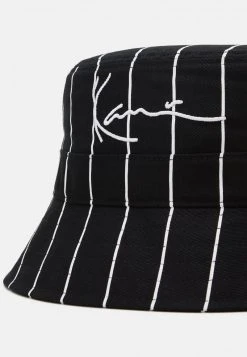 Karl Kani SIGNATURE PINSTRIPE BUCKET HAT UNISEX - Hut - Black -Outlet KARL KANI Store fd71eb7782b24606a85d89abc47ea210