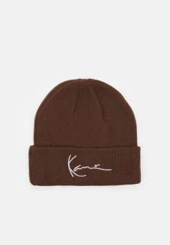 Karl Kani SIGNATURE BEANIE UNISEX - Mütze - Dark Brown