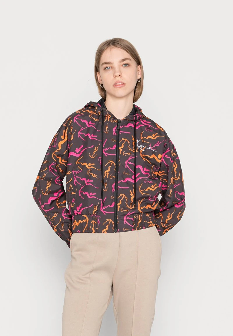 SIGNATURE HOODED TRACKJACKET - Leichte Jacke - taupe Karl Kani SIGNATURE HOODED TRACKJACKET - Leichte Jacke - Taupe, Damen -Outlet KARL KANI Store fee31010e8f24e33899b33ac1cf121f4