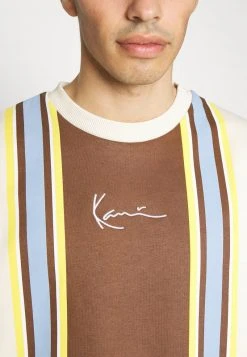 Karl Kani SMALL SIGNATURE STRIPE CREW UNISEX - Sweatshirt - Cream 19 Karl Kani SMALL SIGNATURE STRIPE CREW UNISEX - Sweatshirt - Cream -Outlet KARL KANI Store fee75413c2474945a6f13ffa44586ae2
