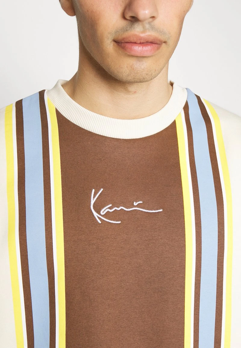 Karl Kani SMALL SIGNATURE STRIPE CREW UNISEX - Sweatshirt - Cream 11 Karl Kani SMALL SIGNATURE STRIPE CREW UNISEX - Sweatshirt - Cream – Bild 9